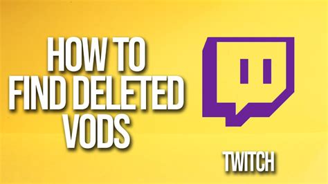 twitchrecover|Downloading old deleted VODs : r/Twitch